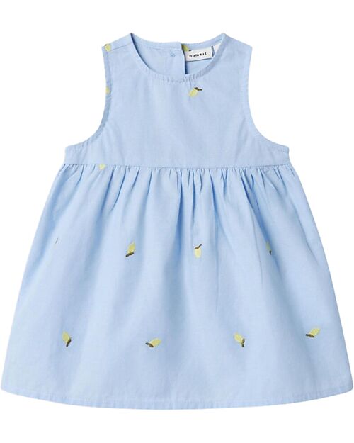 Name it Spencer Dress - Round Neck - Serenity - 100% Organic Cotton Dresses_