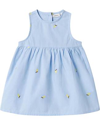 Name it Spencer Dress - Round Neck - Serenity - 100% Organic Cotton Dresses_