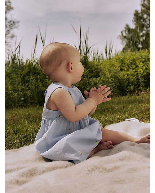 Name it Spencer Dress - Round Neck - Serenity - 100% Organic Cotton Dresses_