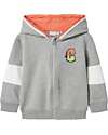 Name it Sweat Cardigan - Grey Melange - 100% Organic Cotton Sweatshirts