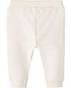 Name it Sweatpants - Buttercream - Bear - Adjustable Waist Fleece Fabric - Organic Cotton Trousers