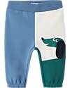 Name it Sweatpants - Coronet Blue - Dog - 3D Print - Organic Cotton Trousers