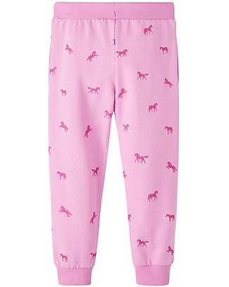 Name it Sweatpants - Cyclamen - Adjustable Waist - Cotton Trousers