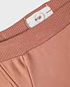Name it Sweatpants - Light Mahogany - with Front Print  - 95% Organic Cotton 5% Elastan Trousers