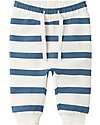 Name it Sweatpants - Stripes - China Blue and White - Organic Cotton Trousers