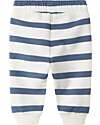 Name it Sweatpants - Stripes - China Blue and White - Organic Cotton Trousers