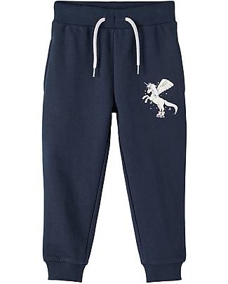 Name it Sweatpants - Unicorn - Dark Sapphire - Adjustable Waist - Cotton Trousers