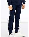 Name it Sweatpants with Adjustable Waist - Dark Sapphire - Organic Cotton Trousers
