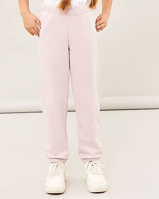 Name it Sweatpants with Adjustable Waist - Violet Ice - Organic Cotton Trousers