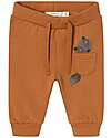 Name it Sweatpants with Back Pocket and Elastic Waistband - Almond - Cotton Trousers