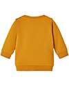 Name it Sweatshirt - Inca Gold - Fox Print - with Front Pocket - 95% Organic Cotton Sweatshirts