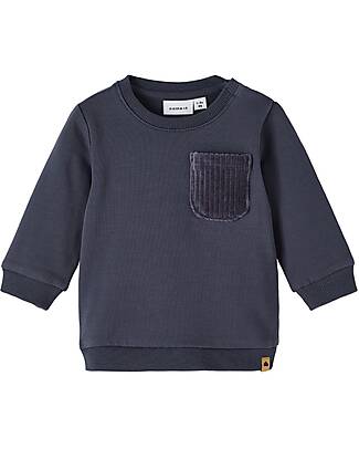 Name it Sweatshirt - India Ink - with Front Pocket - 100% Organic Cotton Sweatshirts