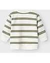 Name it Sweatshirt - Stripes - Te and White - Organic Cotton Sweatshirts