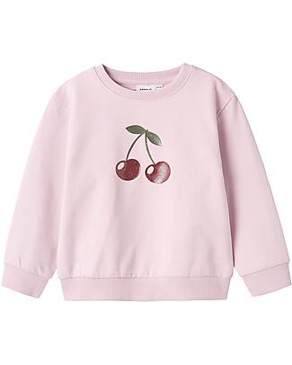 Name it Sweatshirt - Winsome Orchid - Cherry - Organic Cotton Sweatshirts