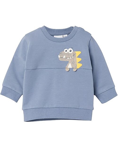 Name it Sweatshirt - with 3D Print - Troposphere - Organic Cotton Sweatshirts