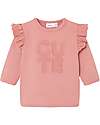 Name it Sweatshirt with Ruffles - Cute - Ash Rose - Organic Cotton Sweatshirts