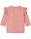 Name it Sweatshirt with Ruffles - Cute - Ash Rose - Organic Cotton Sweatshirts