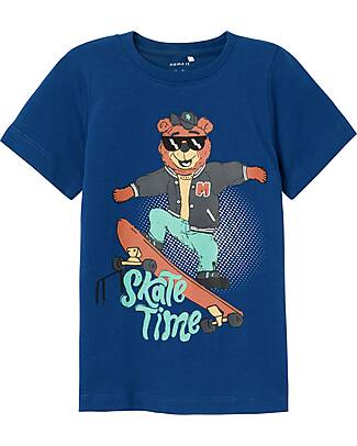 Name it T-Shirt - 3D Details-100%Cotton- Blue T-shirts