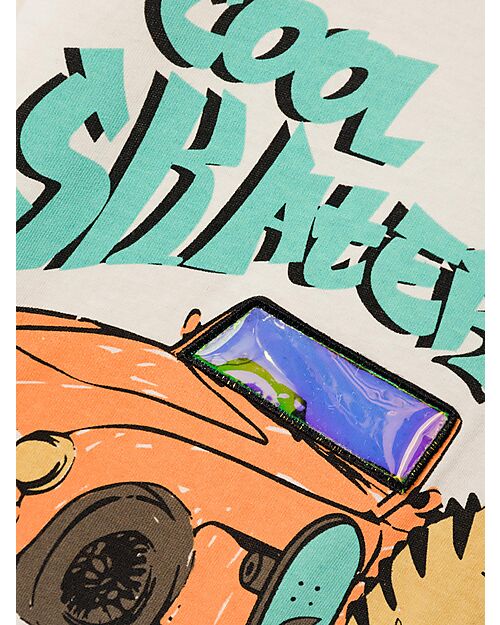 Name it T-Shirt - 3D Details-100%Cotton- Jet Stream T-shirts