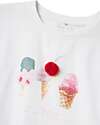 Name it T-Shirt - Bright White - Ice Cream - Organic Cotton T-shirts