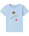 Name it T-shirt - Chambray Blue - Captain Hook - Organic cotton T-shirts