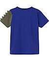 Name it T-shirt - Crocodile - Clematis Blue - Organic cotton T-shirts