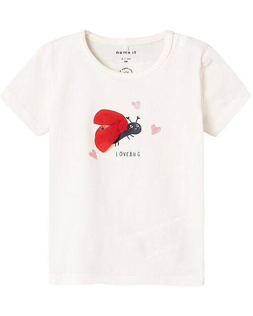 Name it T-Shirt - Jet Stream - Lovebug - Organic Cotton T-shirts