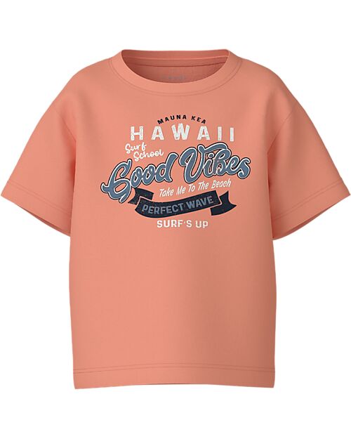 Name it T-Shirt - Papaya Punch - Good Vibes - 100% Cotton T-shirts