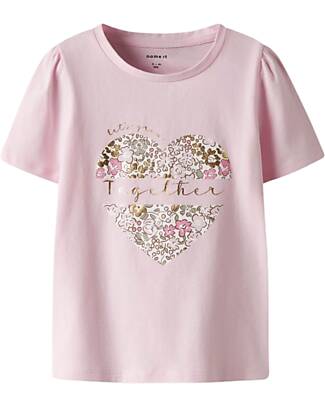 Name it T-Shirt - Pink - Heart - Organic Cotton T-shirts