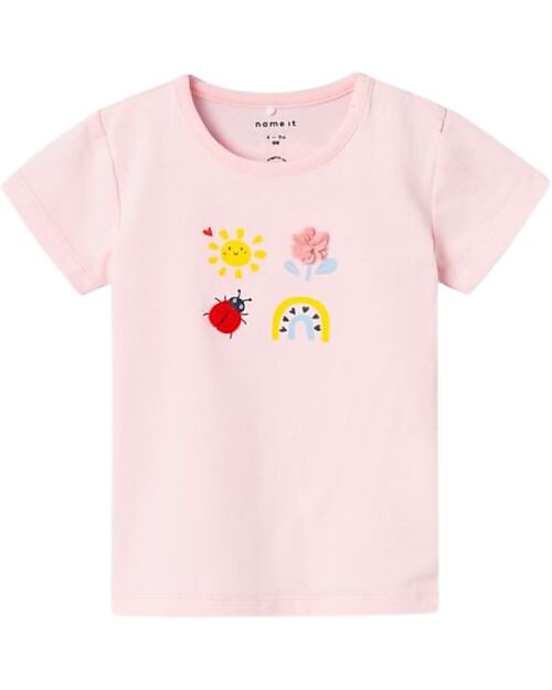 Name it T-shirt - Pink Parfait - Spring - Organic Cotton T-shirts