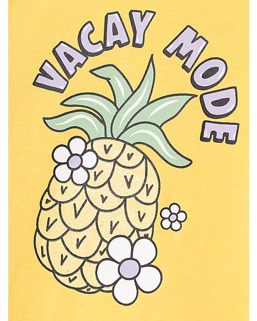 Name it T-Shirt with Balloon Sleeves - Yarrow - Vacay Mode - 100% Organic Cotton T-shirts