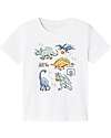 Name it T-Shirt with Dinosaur Print - White - 100% Cotton T-shirts