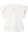 Name it T-Shirt with Ruffle - Jet Stream - 100% Cotton T-shirts