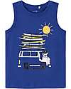 Name it Tank Top - Bus - Clematis Blue - 100% Cotton Tank Tops
