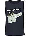 Name it Tank Top - Croco Cool - Dark Shappire - 100% Cotton Tank Tops