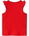 Name it Tank top with ruffles - Tomato - Organic cotton Tank Tops