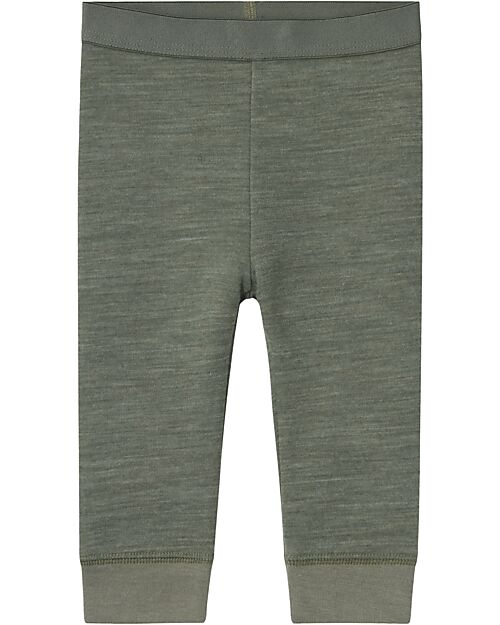 Name it Tights- Mulled Basil- Merino Wool and Cotton Trousers