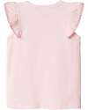 Name it Top with Ruffle Sleeves - Watermelon - Pink - Cotton Tank Tops