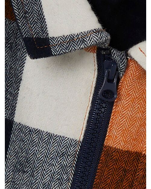 Name it Winter Shirt - Autumn Maple - with Zipper - 100% Cotton Shirts And Blouses