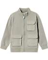 Name it Zip-Up Hoodie with Pockets - Wild Dove - Cotton Sweatshirts