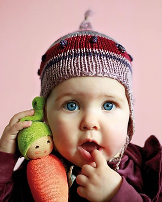 Nanchen Natur Carrot Soft Doll Rattle - Perfect for Babies Rattles