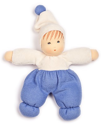 Nanchen Natur Nanchen Blue Doll, 26 cm - Handcrafted Dolls