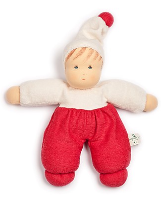 Nanchen Natur Nanchen Red Doll, 26 cm - Handcrafted Dolls