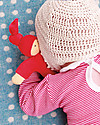 Nanchen Natur Pimpel Red Doll, 17 cm - Organic Cotton and Virgin Wool Dolls
