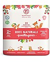 Nappynat Biodegradable Disposable Diapers, Size Midi 2+, 22 pieces - 4/10 Kg Eco Nappies