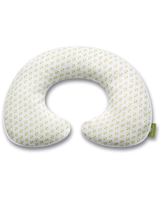 Nati Naturali 36+ Months Neck Collar Cover - Green Hearts - 100% Organic Cotton! Travel Pillows