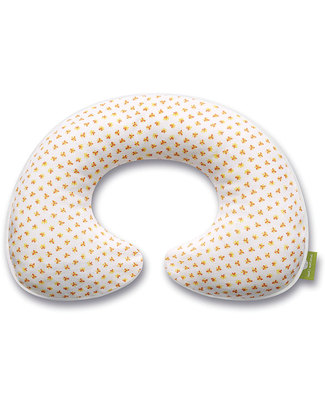 Nati Naturali 36+ Months Neck Collar Cover - Orange flowers - 100% Organic Cotton! Travel Pillows