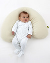 Nati Naturali Natural Breastfeeding Pillow + removable cover - Natural Spelt Wheat Husk & Organic Cotton Breastfeeding Pillows