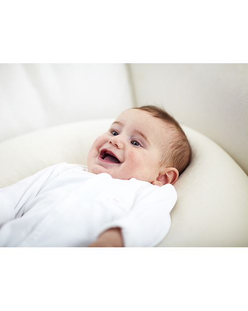 Nati Naturali Natural Breastfeeding Pillow + removable cover - Natural Spelt Wheat Husk & Organic Cotton Breastfeeding Pillows