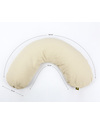 Nati Naturali Natural Breastfeeding Pillow + removable cover - Natural Spelt Wheat Husk & Organic Cotton Breastfeeding Pillows